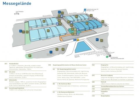Messeplan - (Messe, Karlsruhe, Schließfach)