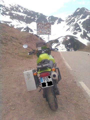 Passo del Manghen - (Reiseenduro, Tourenmotorrad, großes motorrad)