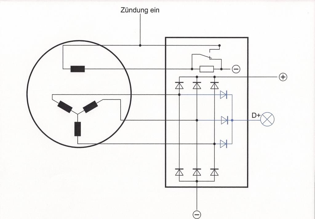 Yamaha XJ 900 S Diversion Ladekontrolleuchte und Ölstandsanzeige gehen