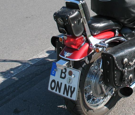 Kennzeichen-Bo - (Motorrad, Kennzeichenhalter, Plastik)
