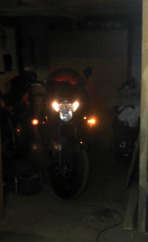 Links Original-Rechts LED - (Motorrad, Suzuki, Umbau)