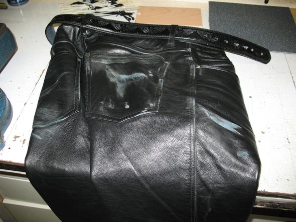 Hose-Leder - (Motorradkombi, Motorradkleider)