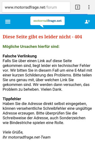 - (Forum, Technisches Problem)