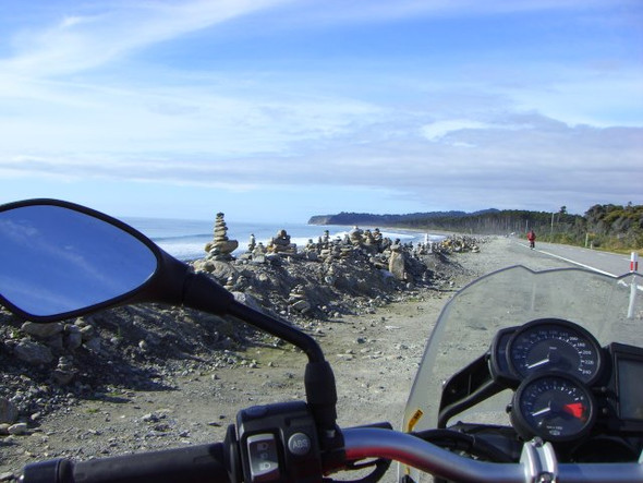 Westküste Südinsel Neuseeland auf unserer Tour damals :) - (Motorradtour, Anfänger, Neuseeland)