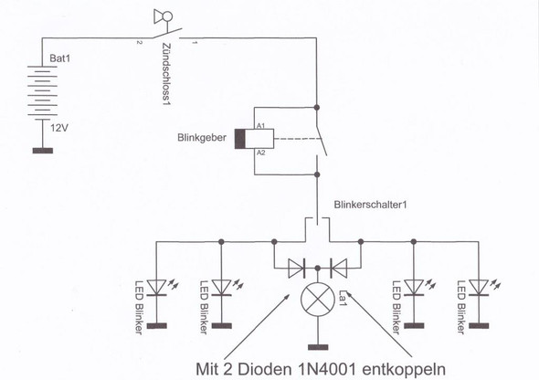 Led Blinkrelais 3 Polig Schaltplan - Wiring Diagram