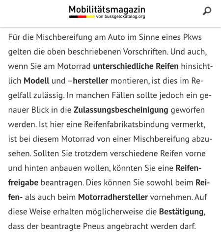 - (Motorrad, Reifen)