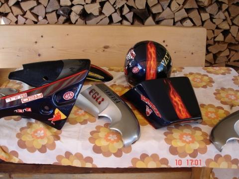 - (motorradhelm, Helm Dekor bekleben)
