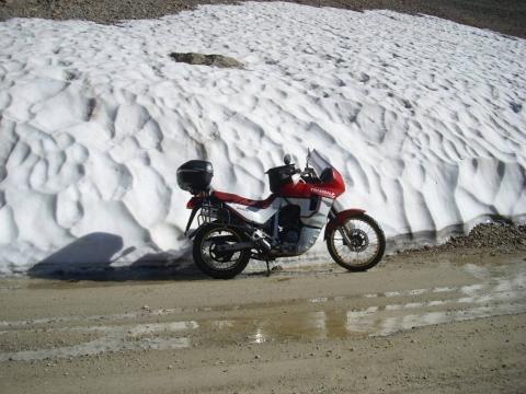 Transalp von Endurist / Schneereste am Colle Sommeiller/F - (Profil, Bilder)