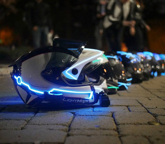 Beleuchtung Am Helm Erlaubt Led