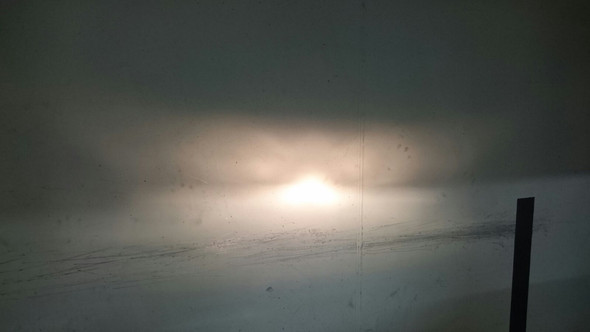 Abblendlicht ca 5 Meter von der Wand entfernt  - (Scheinwerfer, MT 03)