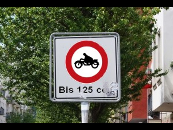 Verbot unter 125ccm - (berlin, Verkehrsschilder)