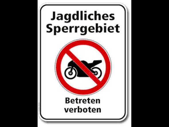 Jagt auf Motorradraser - (berlin, Verkehrsschilder)