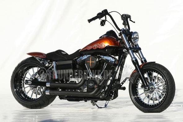 Thunderbike Auspuff "Dragonfly" für Harley-Davidson Dyna - (Auspuff, Auspuffanlage, Harley Davidson)
