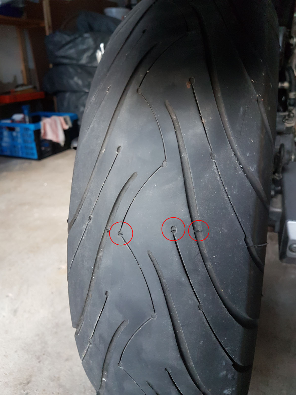 Patois Was Unsinn motorrad reifen profil Sättigen Mann klein