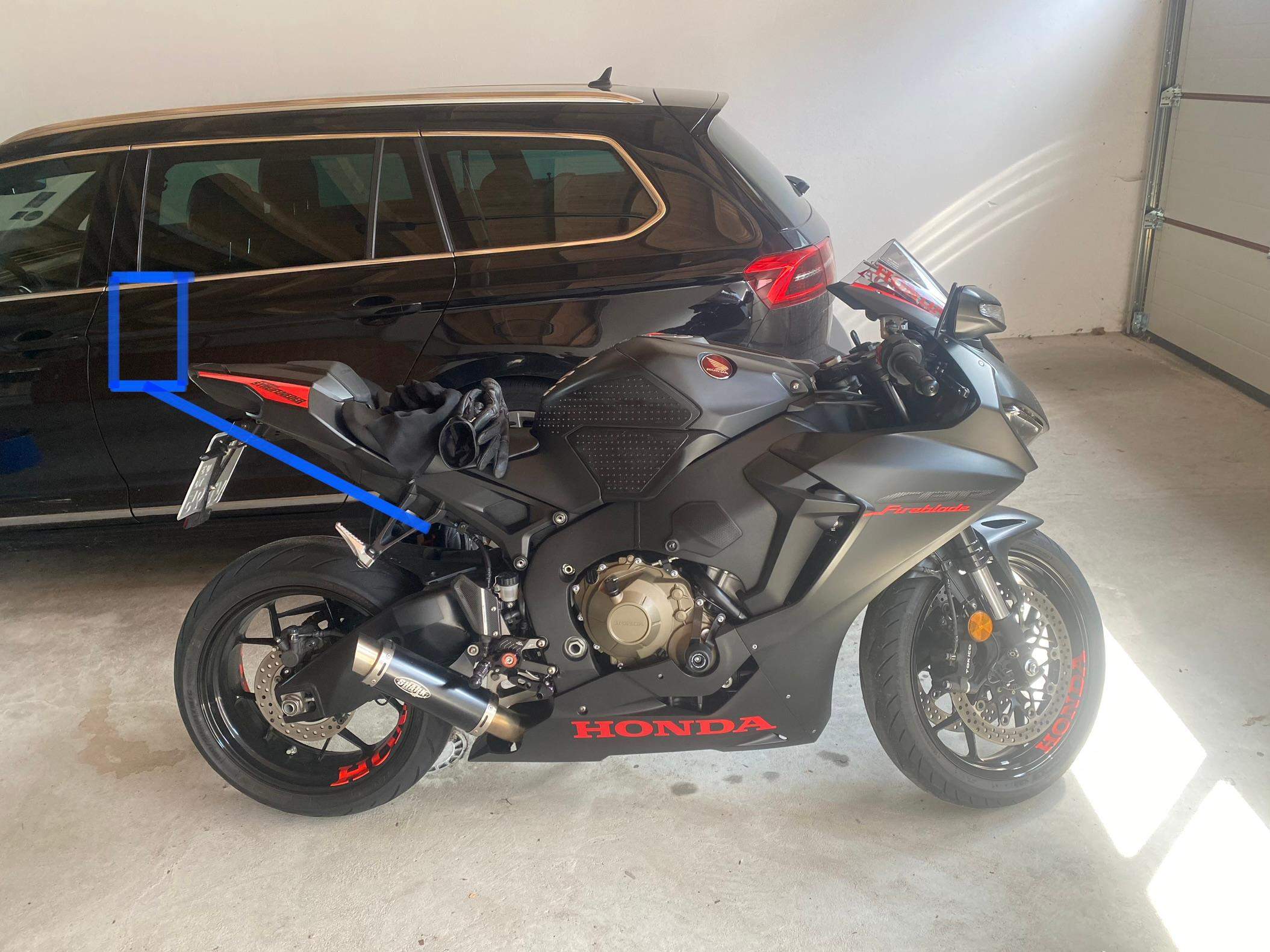 Topcase auf einer Fireblade? (Honda, Supersportler, reise)