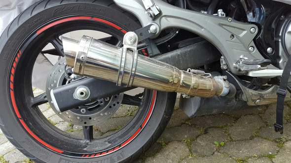 Bild 1 - (Auspuff, Suzuki, Gladius)